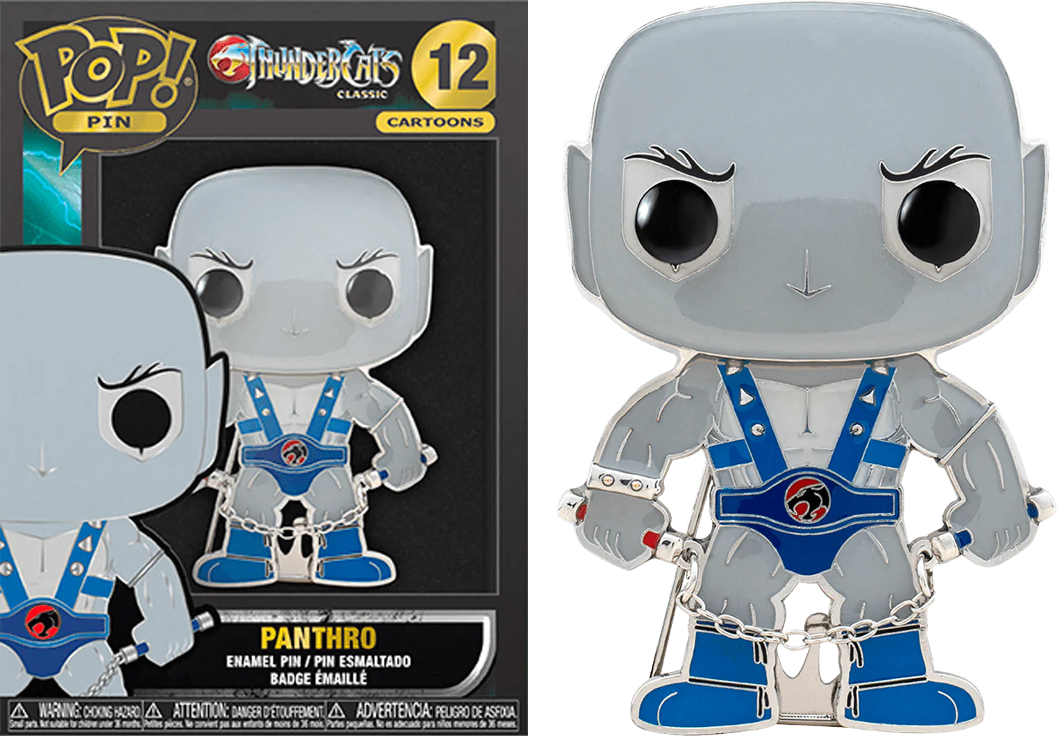 Thundercats - Panthro 4" Pop! Enamel Pin