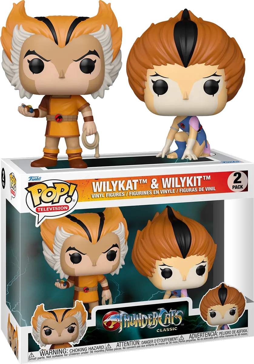 Thundercats - Wilykat & Wilykit Pop! Vinyl 2-Pack