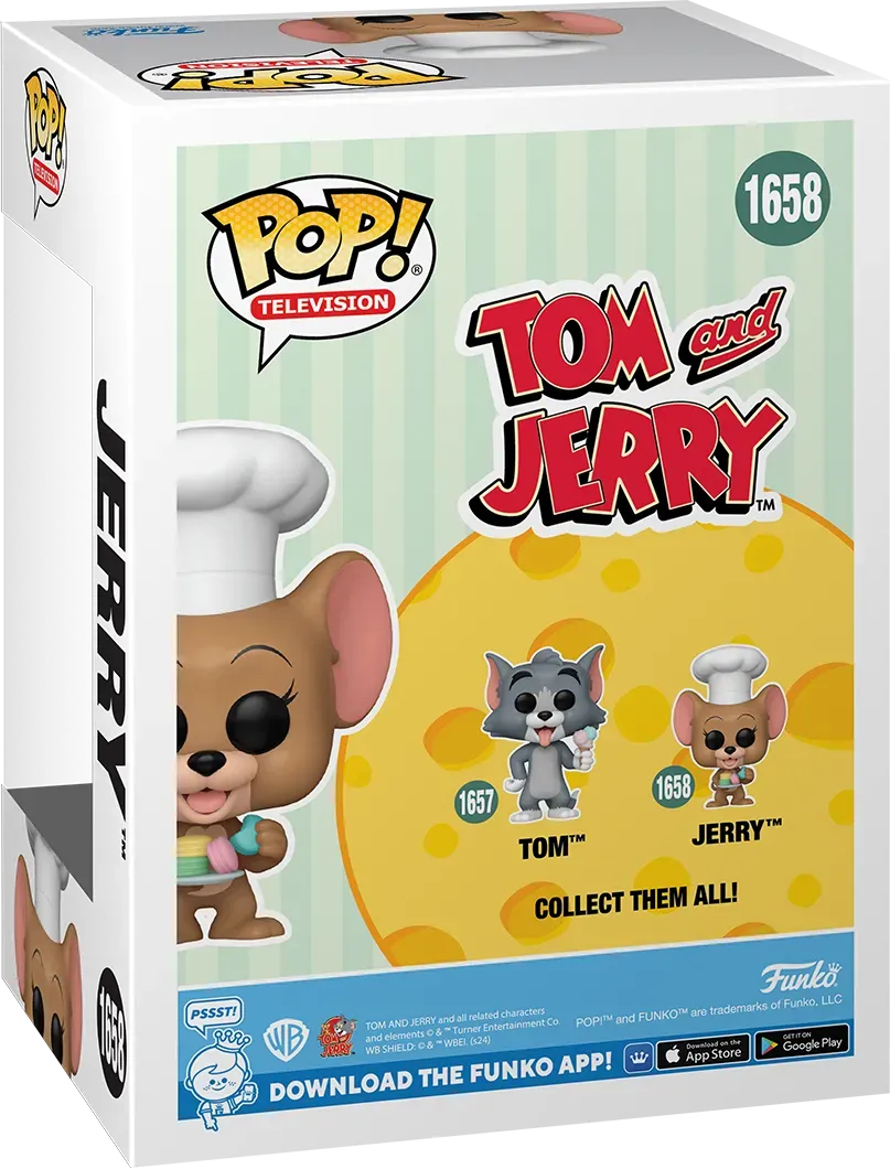 Tom & Jerry - Jerry with Macaroons Pop! Vinyl - Image 4