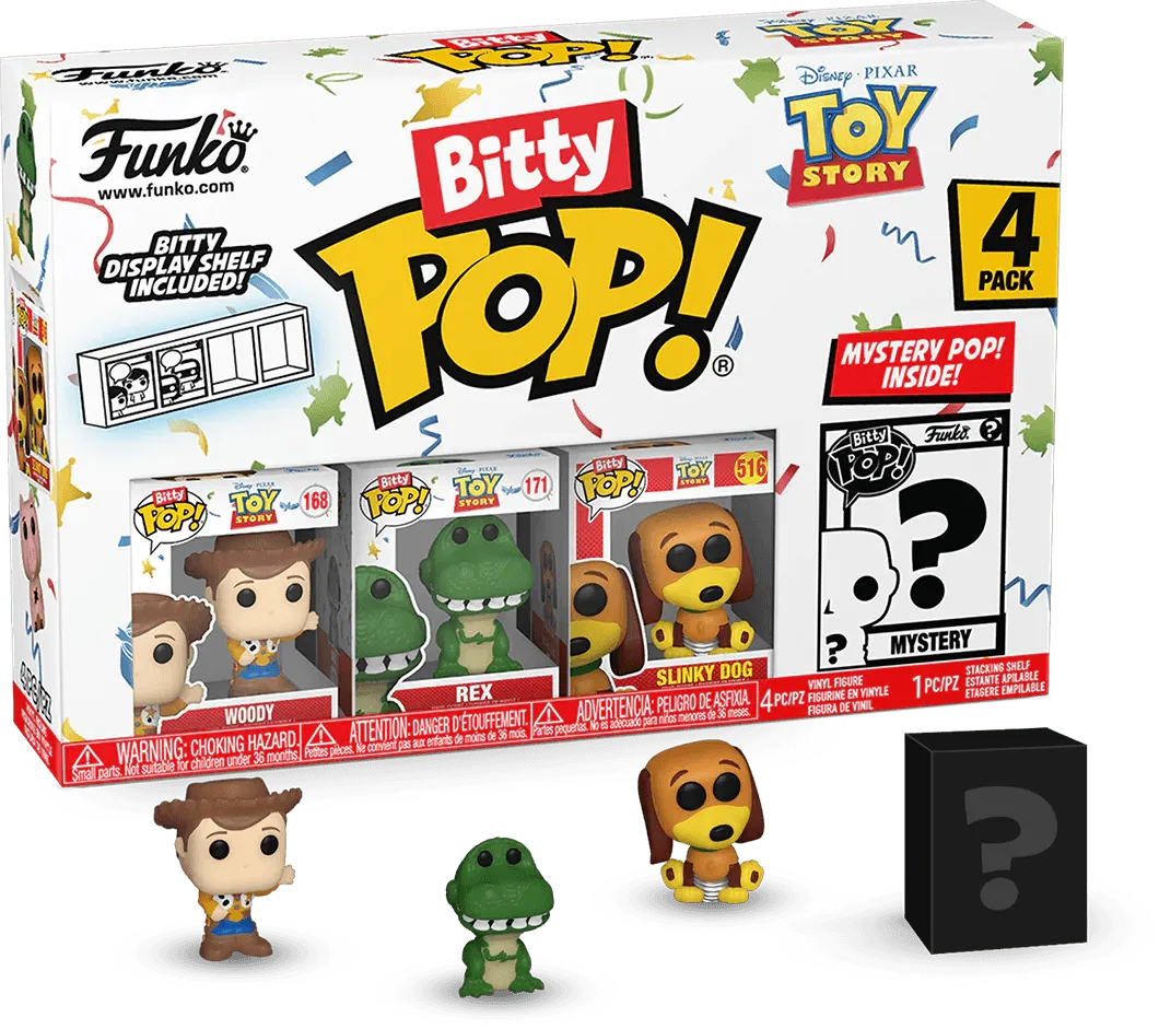 Toy Story - Woody Bitty Pop! 4-Pack