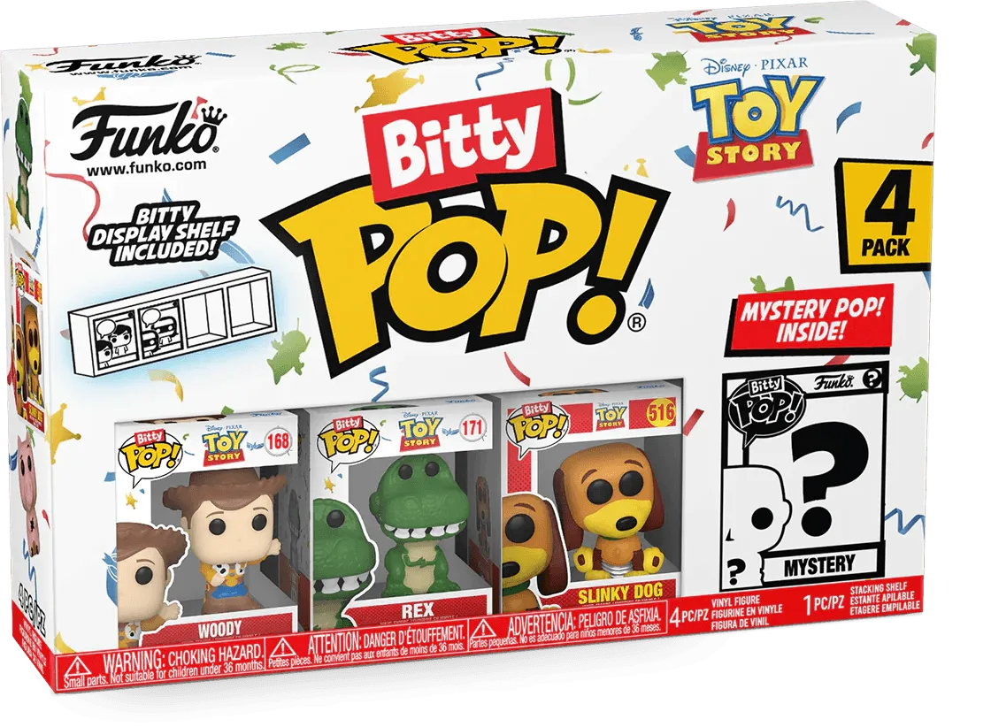 Toy Story - Woody Bitty Pop! 4-Pack - Image 2