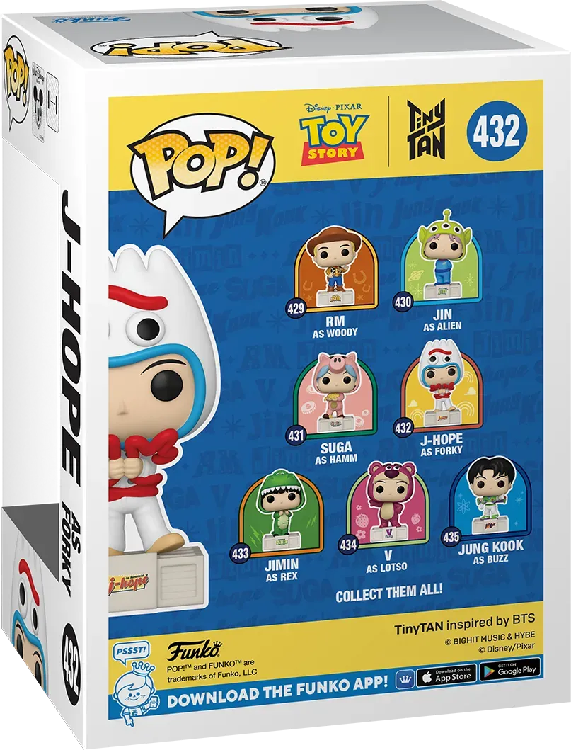 Toy Story x Tiny TAN - J-Hope Pop! Vinyl - Image 4