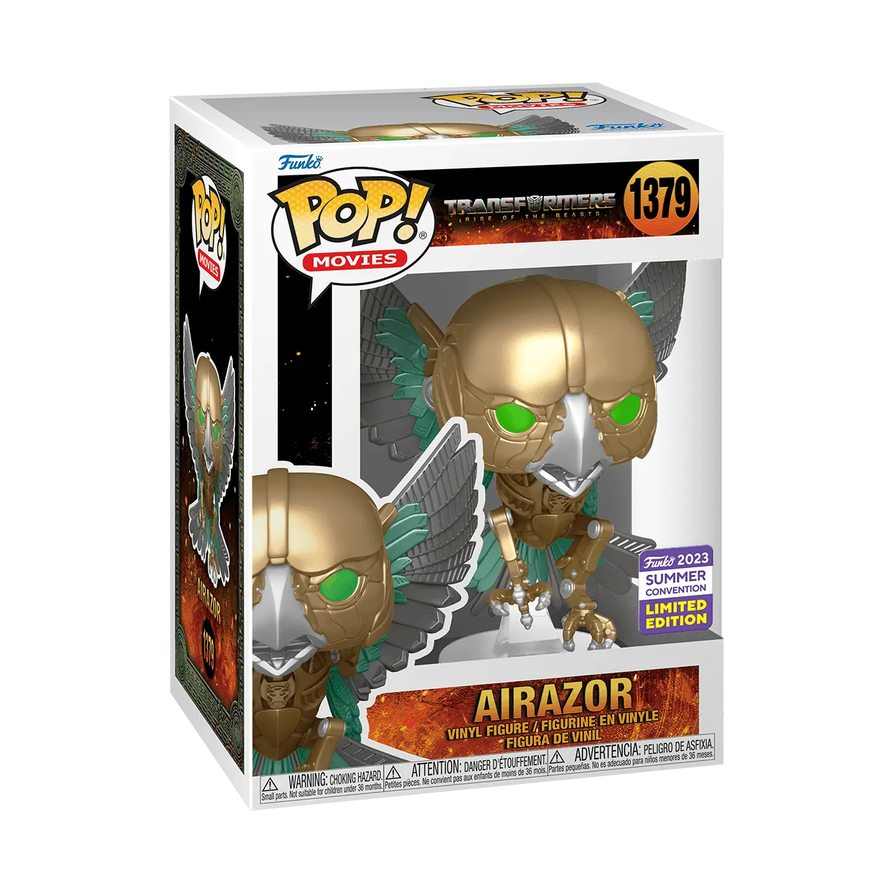 Transformers: Rise of the Beasts (2023) - Airazor SDCC 2023 US Exclusive Pop! Vinyl [RS] - Image 3