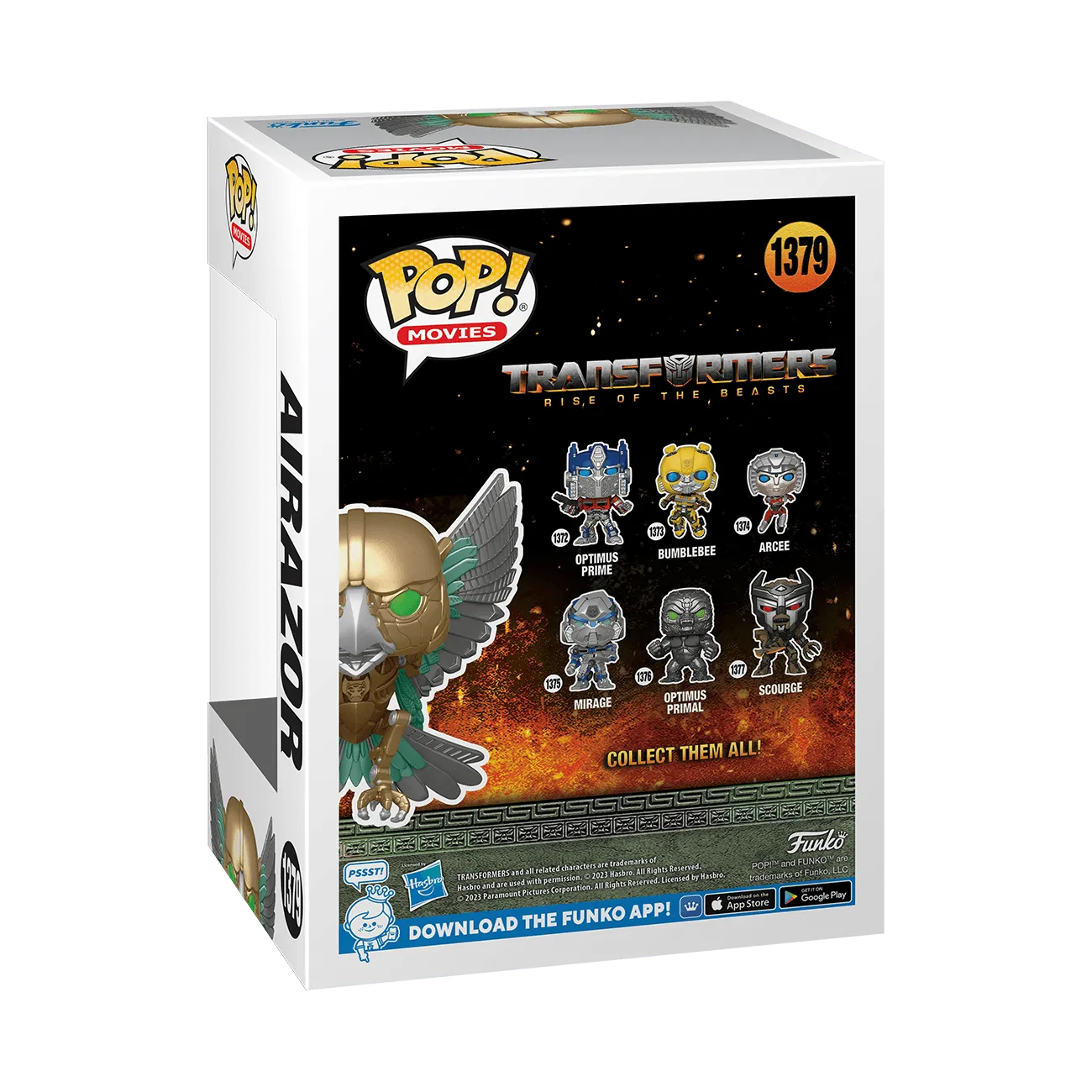 Transformers: Rise of the Beasts (2023) - Airazor SDCC 2023 US Exclusive Pop! Vinyl [RS] - Image 4