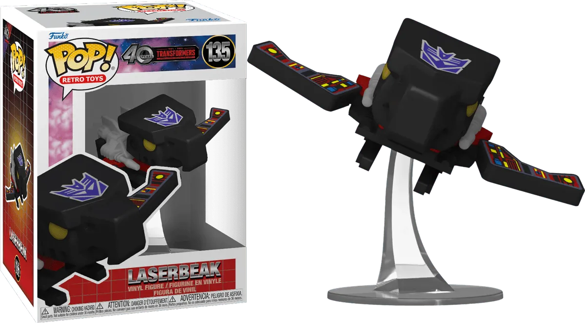 Transformers: Generation 1 - Laserbeak Pop! Vinyl - Chase Bundle - Image 2