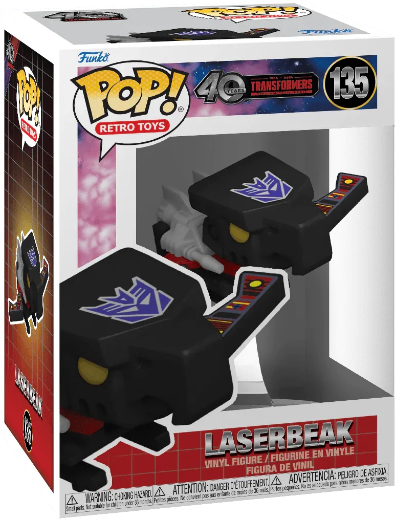 Transformers: Generation 1 - Laserbeak (with chase) Pop! Vinyl - Image 3