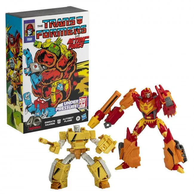 Transformers Generations: Comic Edition - Autobot Flame & Emirate Xaaron - Image 4