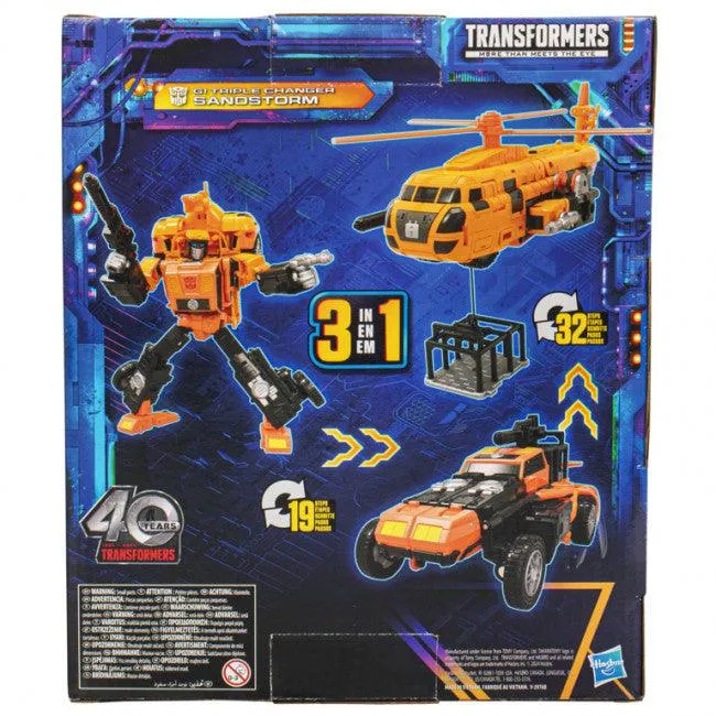 Transformers Legacy United: Leader Class - G1 Triple Changer Sandstorm - Image 5