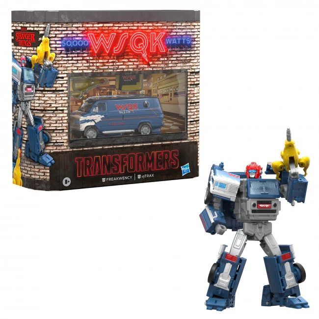 Transformers Stranger Things Freakwency and 8-Trax