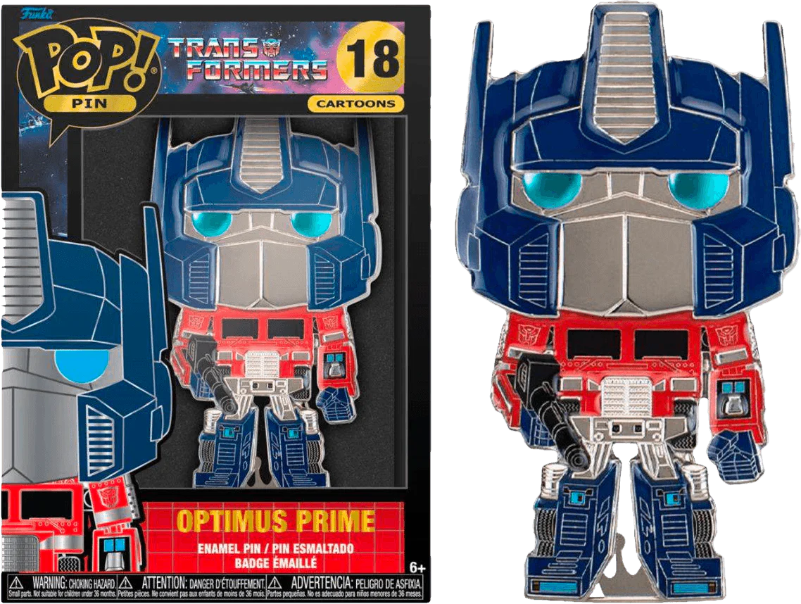 Transformers (TV) - Optimus Prime 4" (with chase) Pop! Enamel Pin