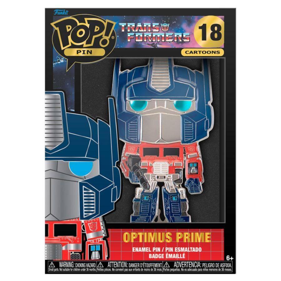 Transformers (TV) - Optimus Prime 4" (with chase) Pop! Enamel Pin - Image 3