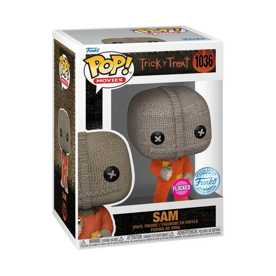 Trick R Treat - Sam with razor US Exclusive Flocked Pop! Vinyl [RS] - Image 3