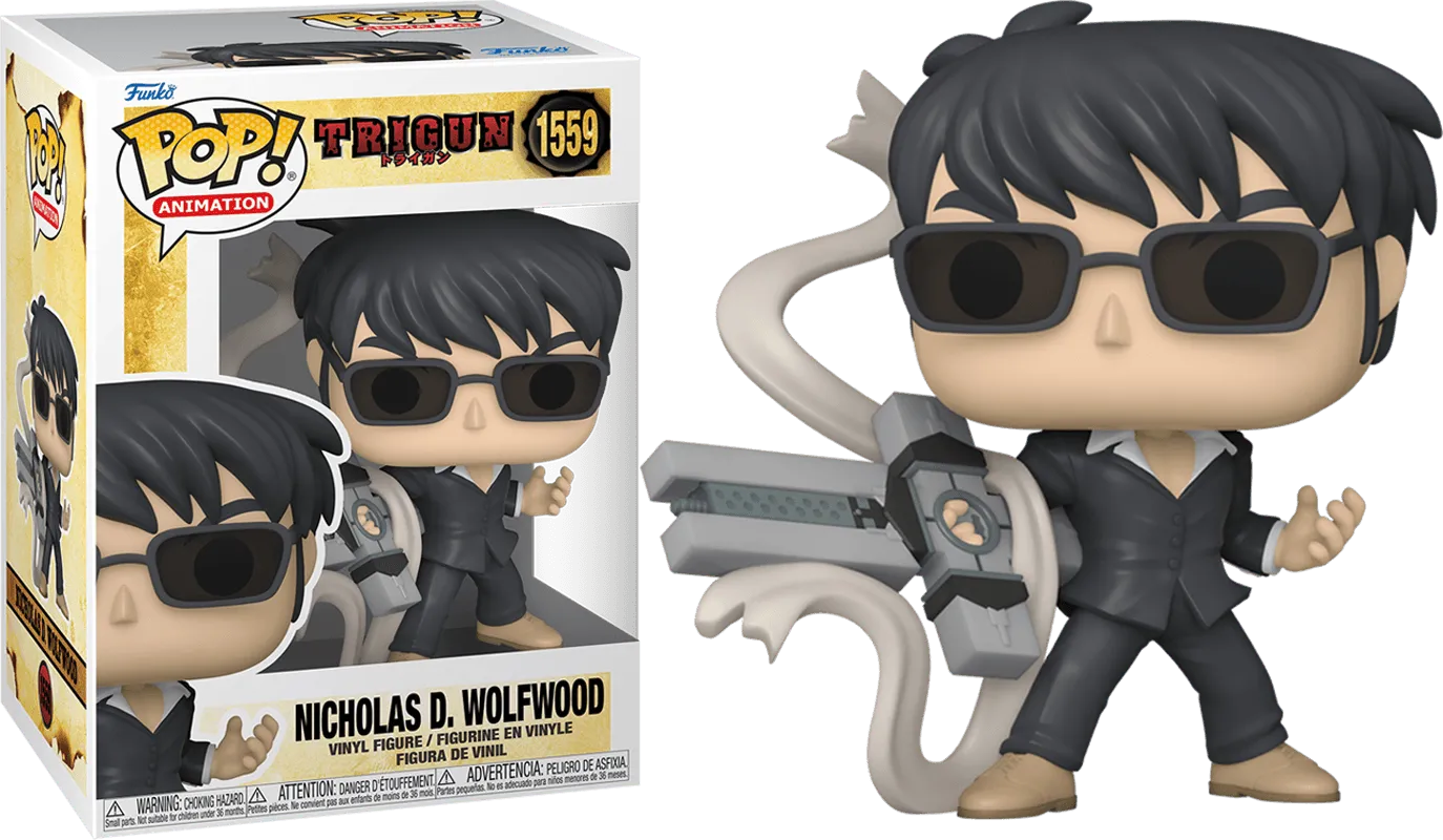 Trigun - Nicholas Wolfwood w/Punisher Pop! Vinyl