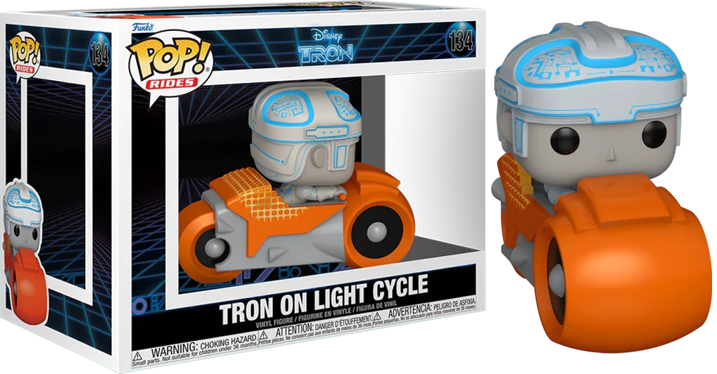 Tron (1982) - Tron on Light Cycle Pop! Rides Vinyl
