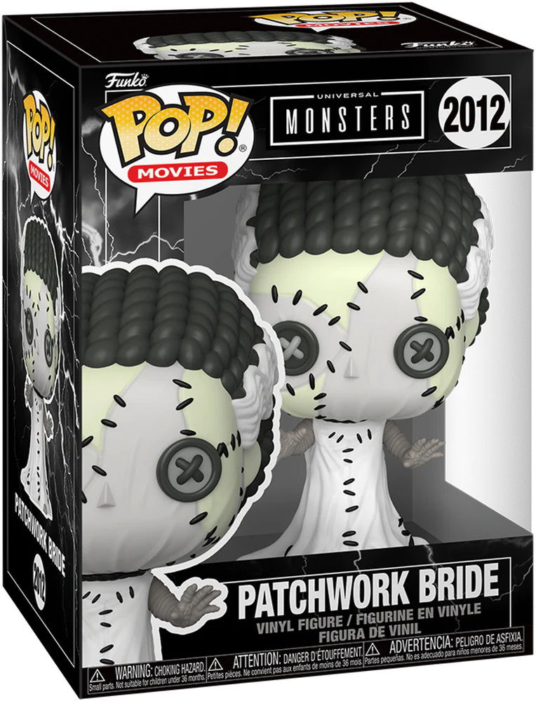 Universal Monsters - Bride of Frankenstein Patchwork Pop! Vinyl - Image 3
