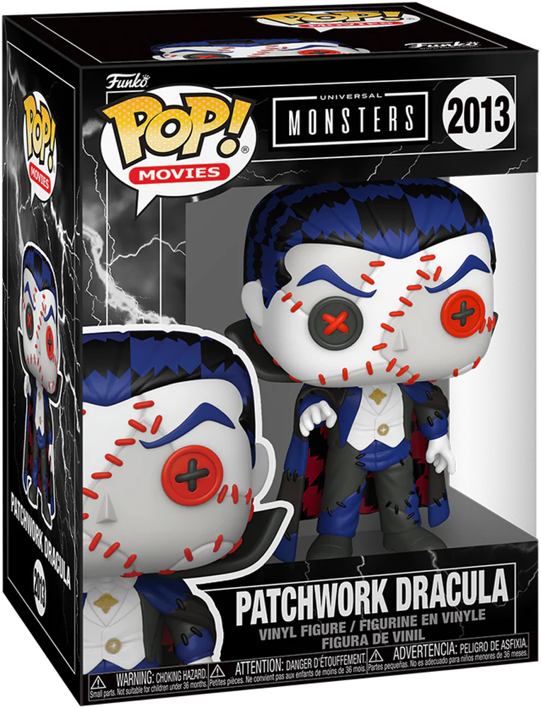 Universal Monsters - Dracula Patchwork Pop! Vinyl - Image 3