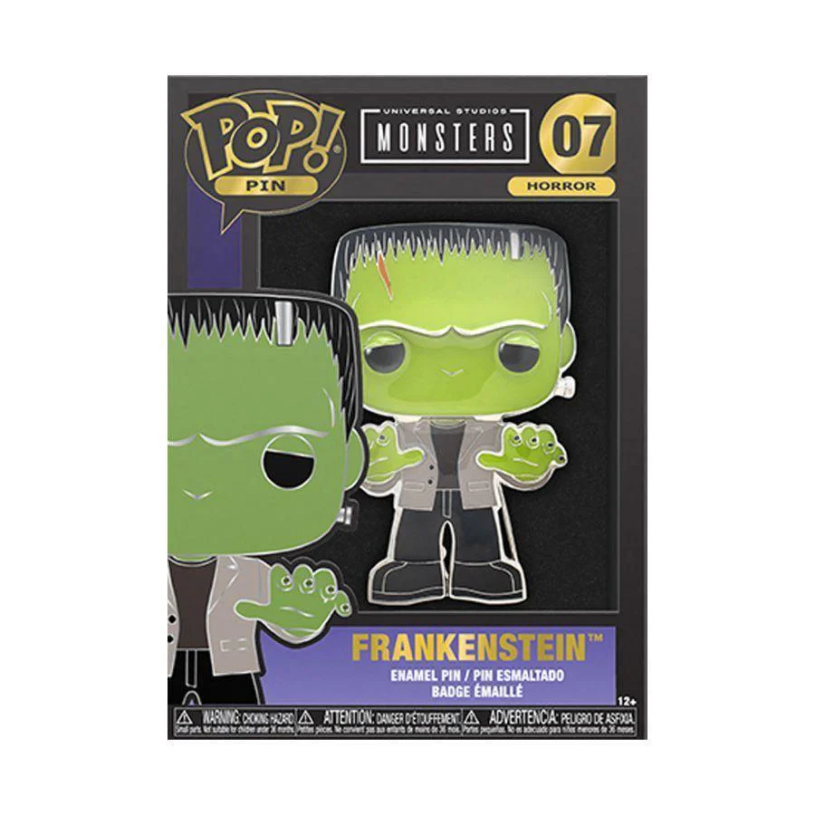 Universal Monsters - Frankenstein 4" Pop! Enamel Pin - Image 3