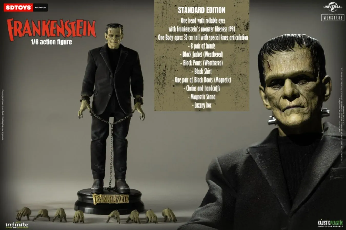 Universal Monsters - Frankenstein's Monster 1:6 Scale Statue - Image 10