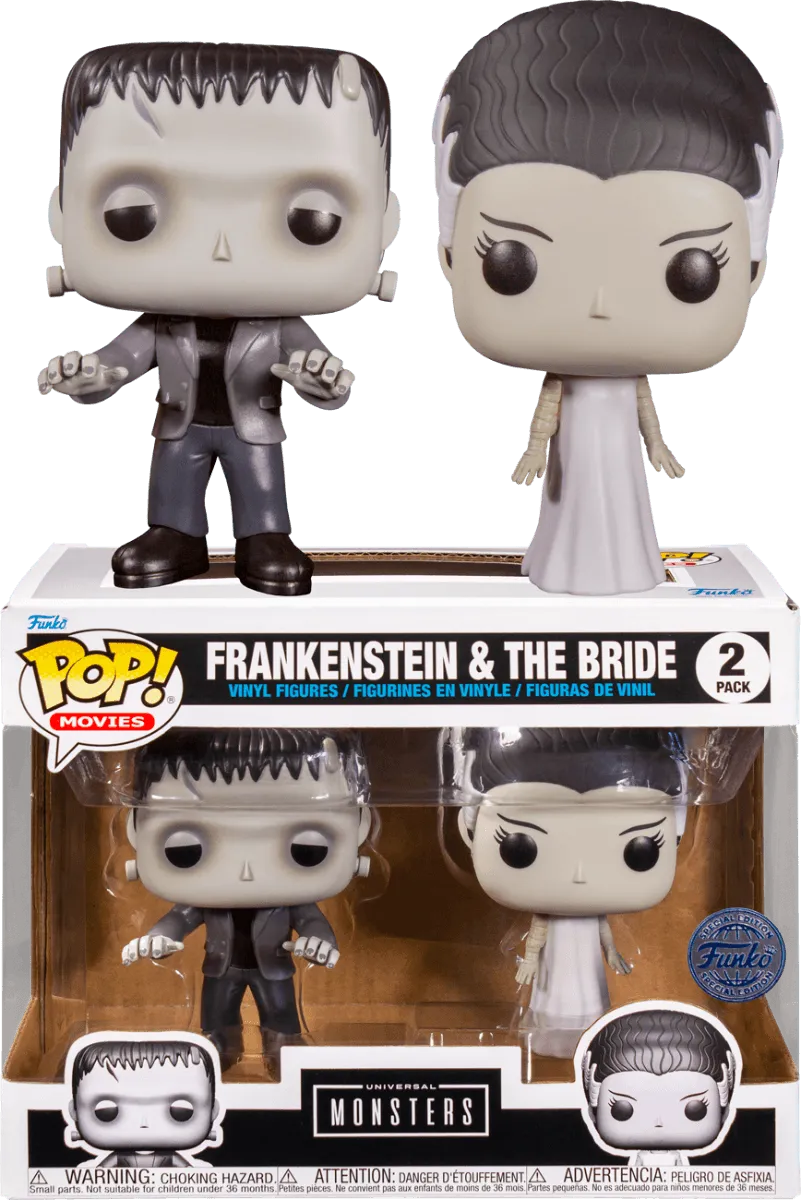 Universal Monsters - Franknst & Bride US Exclusive Pop! Vinyl 2-Pack [RS]