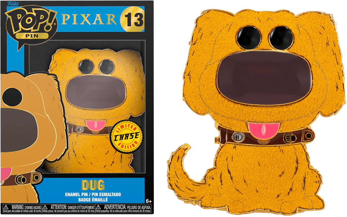 Up (2009) - Dug (with chase) 4" Pop! Enamel Pin - Image 2