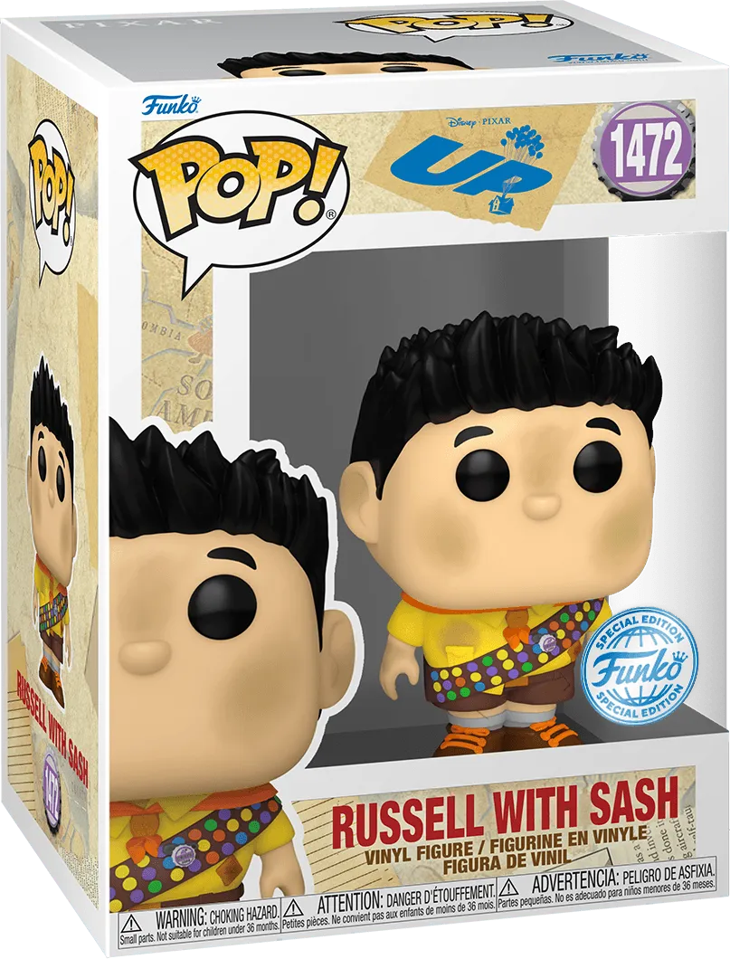 Up (2009) - Russel with Sash US Exclusive Pop! Vinyl [RS] - Image 3