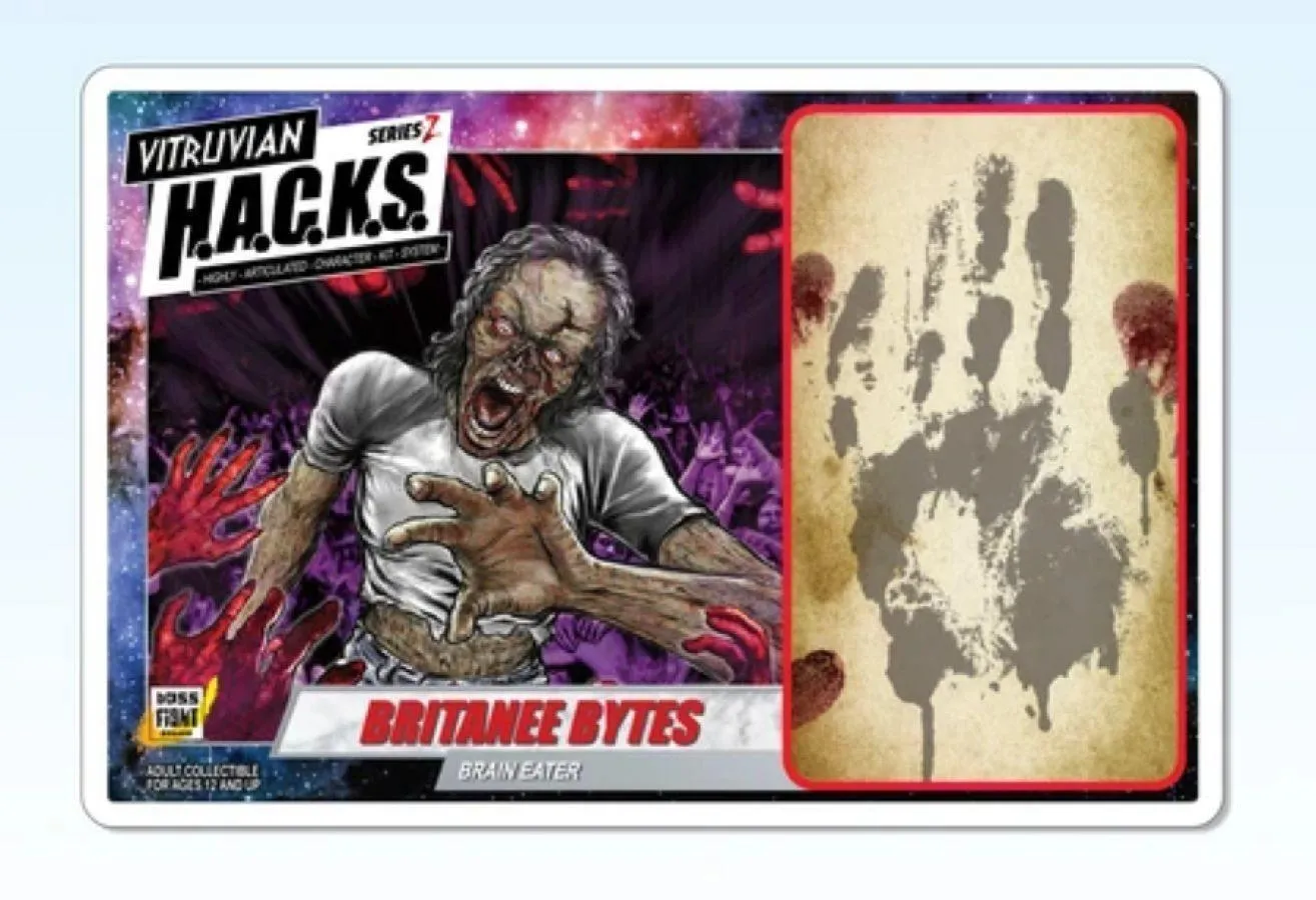 Vitruvian H.A.C.K.S. - Zombie Britanee Bytes H.A.C.K.S. Action Figure - Image 3