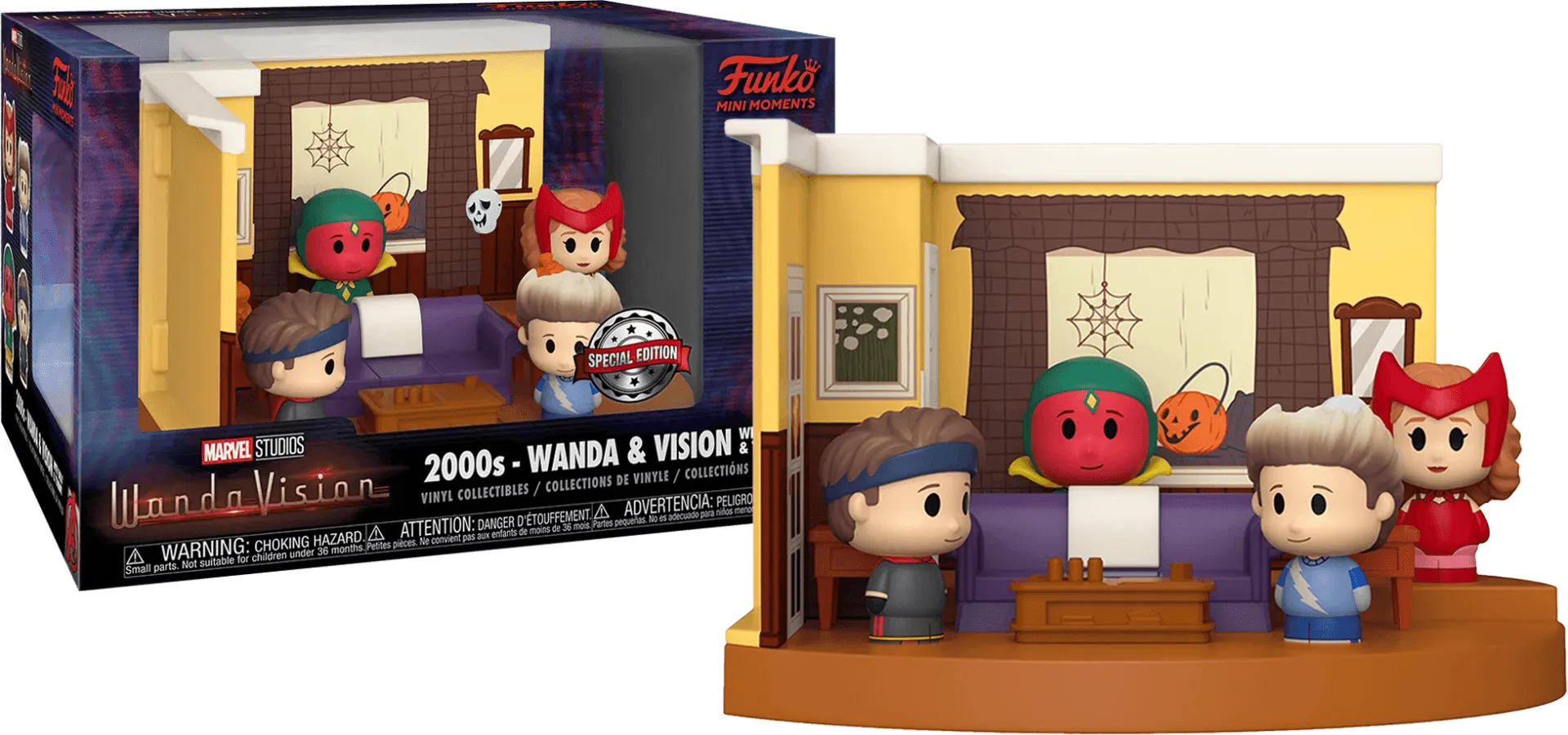 WandaVision - 2000's Wand & Vision with Billy & Tommy US Exclusive Mini Moment [RS]