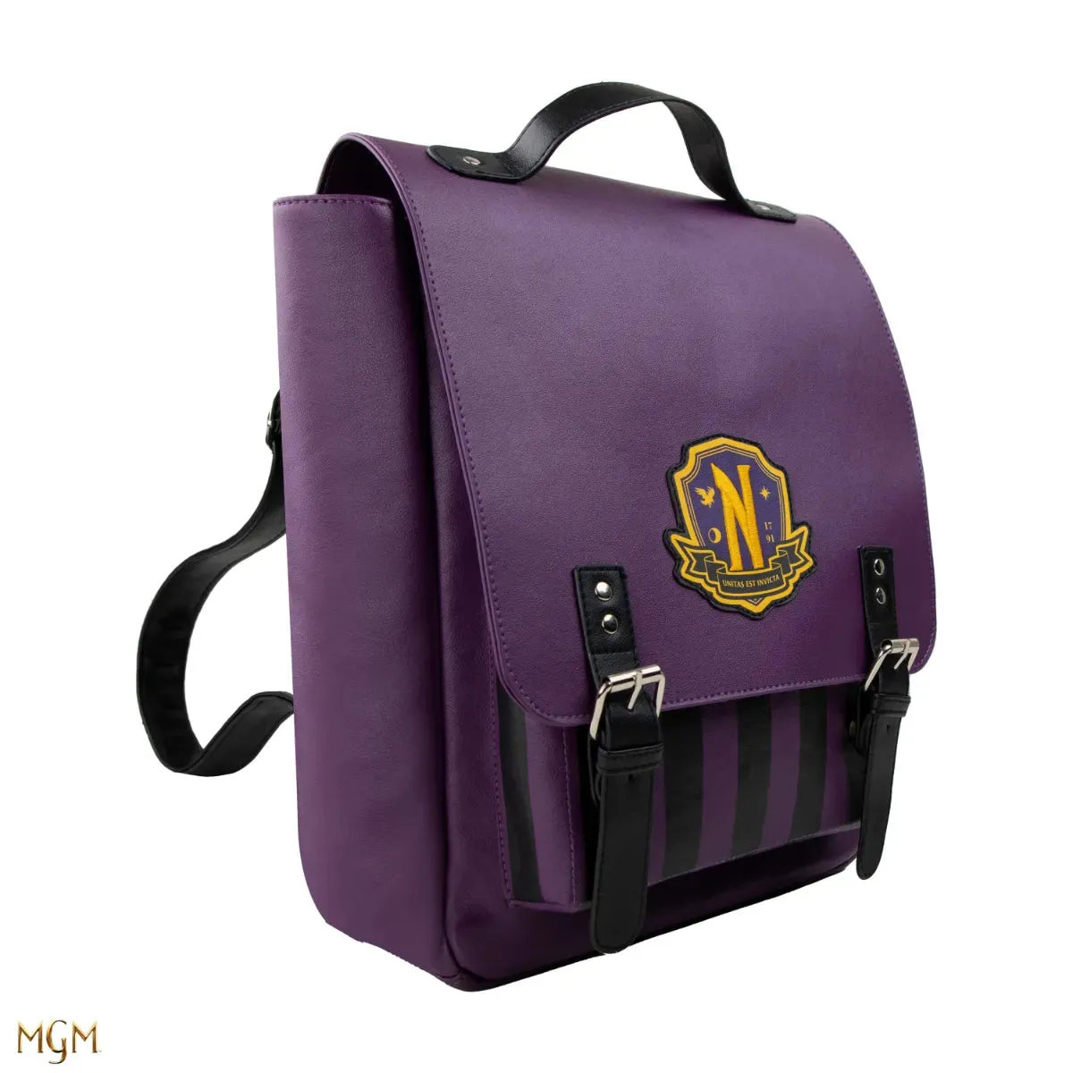 Wednesday (TV) - Nevermore Academy Backpack (Purple) - Image 8