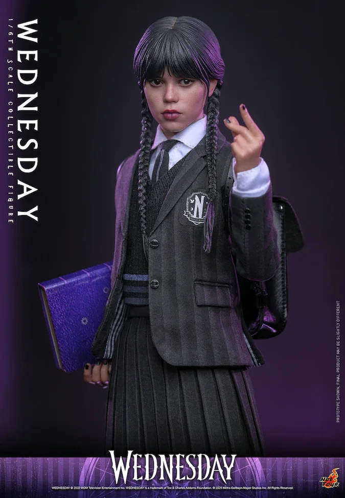 Wednesday - Wednesday Addams 1:6 Scale Collectable Action Figure - Image 7