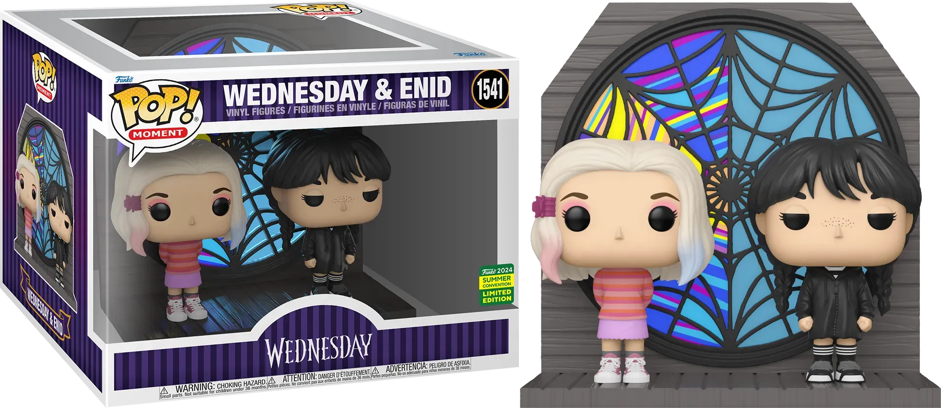 Wednesday (2022) - Wednesday & Enid Pop! Moment Vinyl (2024 Summer Convention Exclusive) - Image 2