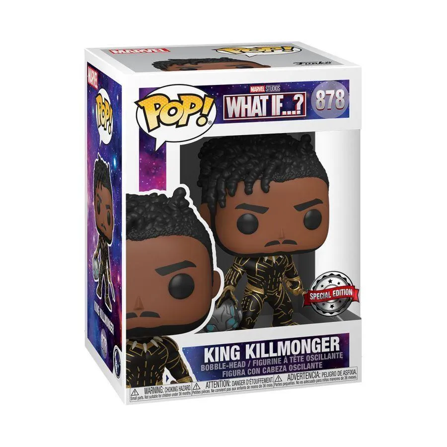 What If - King Killmonger Pop! Vinyl [RS] - Image 3