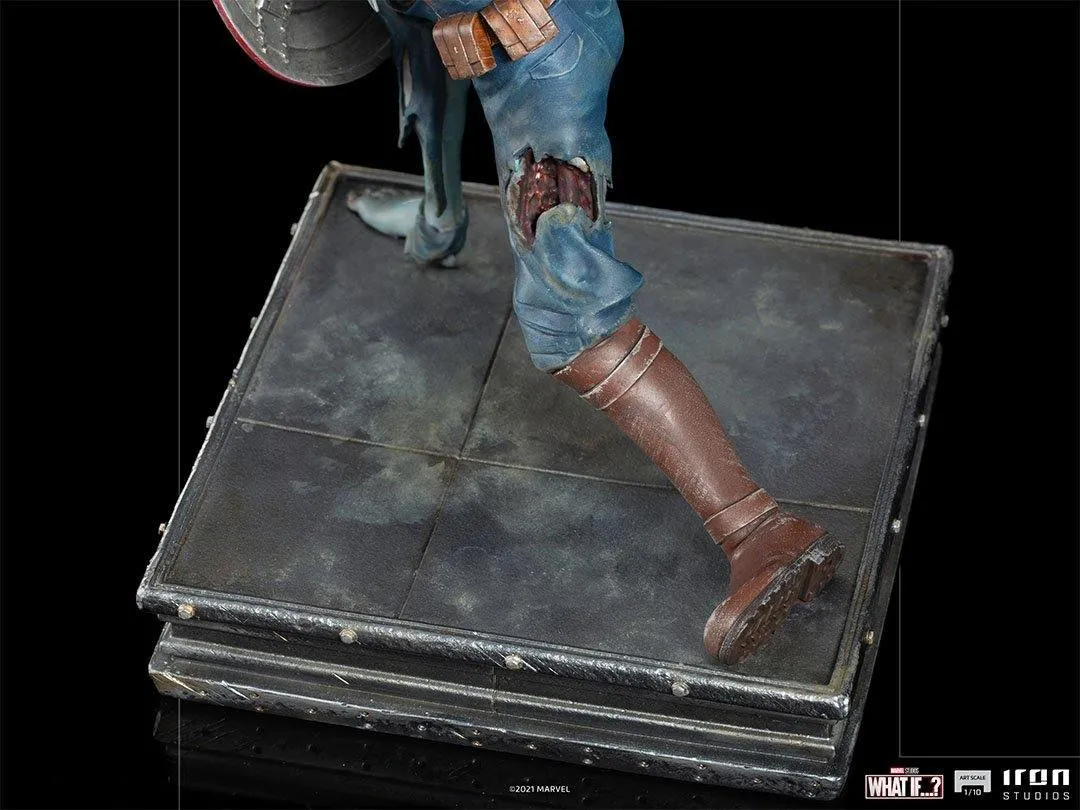 What If - Zombie Captain America 1:10 Scale Statue - Image 10