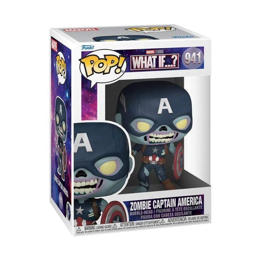 What If - Zombie Captain America Pop! Vinyl - Image 3
