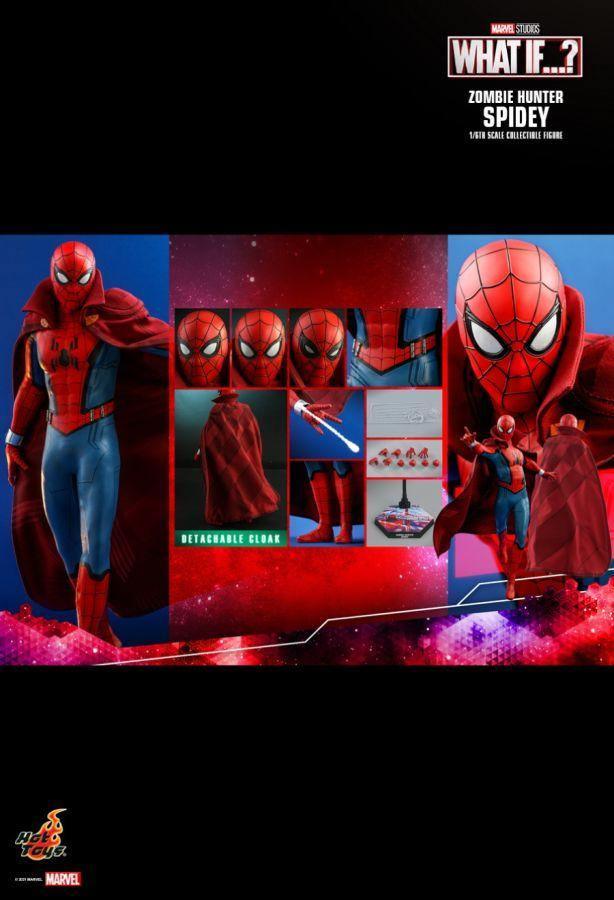 What If - Zombie Hunter Spider-Man 1:6 Scale 12" Action Figure - Image 18