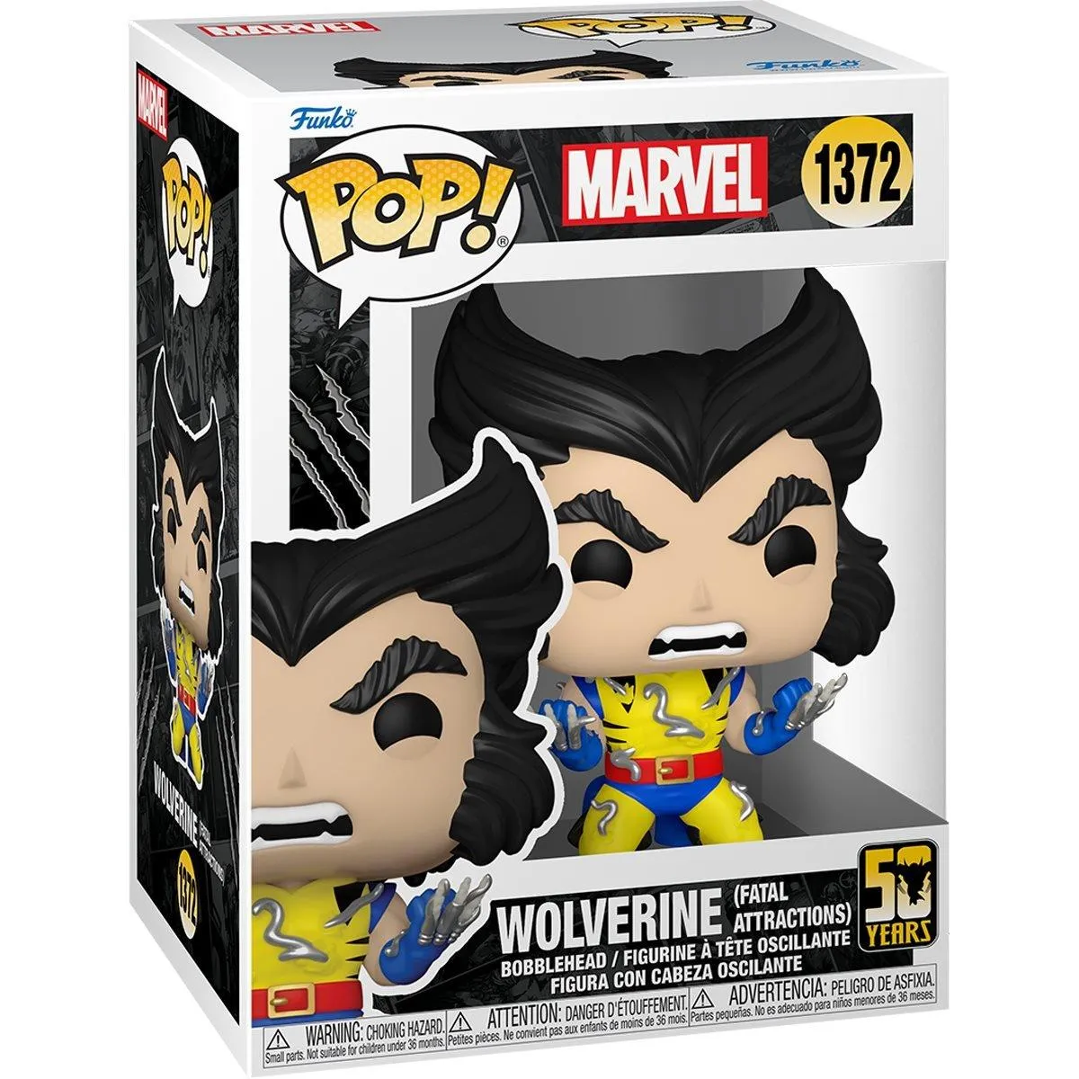 Wolverine 50th Anniversary - Wolverine (Fatal Attractions) Pop! Vinyl - Image 3