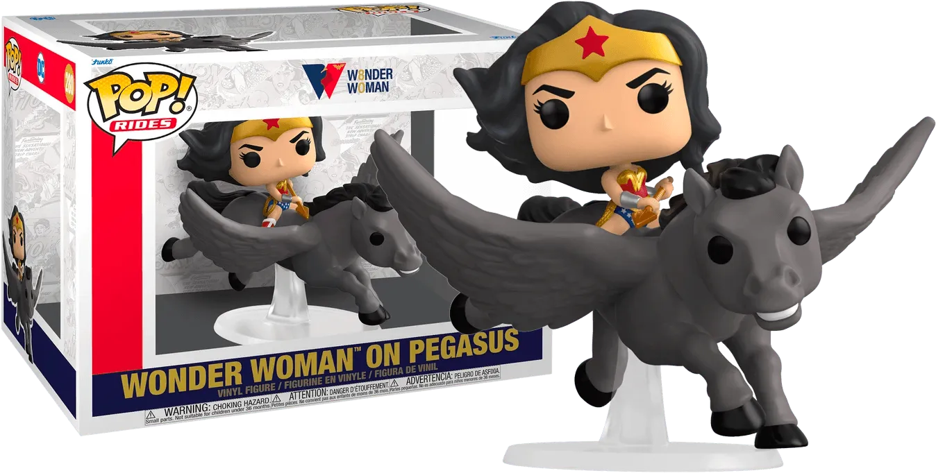 Wonder Woman - Wonder Woman on Pegasus 80th Anniversary Pop! Ride