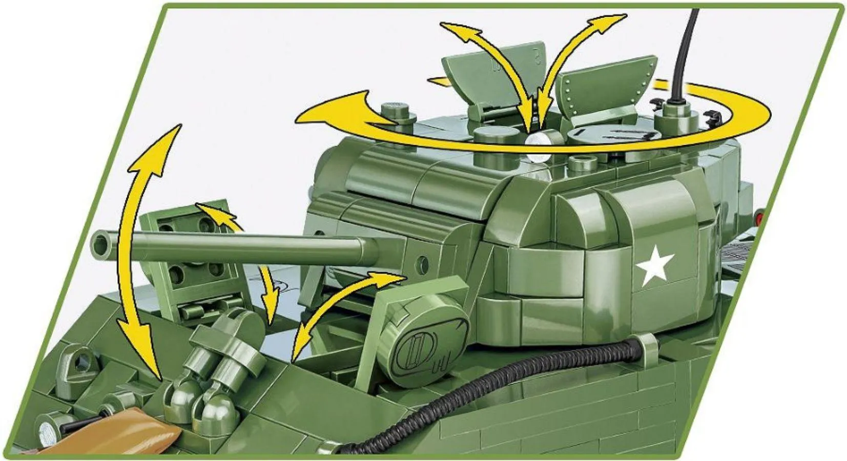 World War 2 - M4A3 Sherman (852 Piece Kit) - Image 3