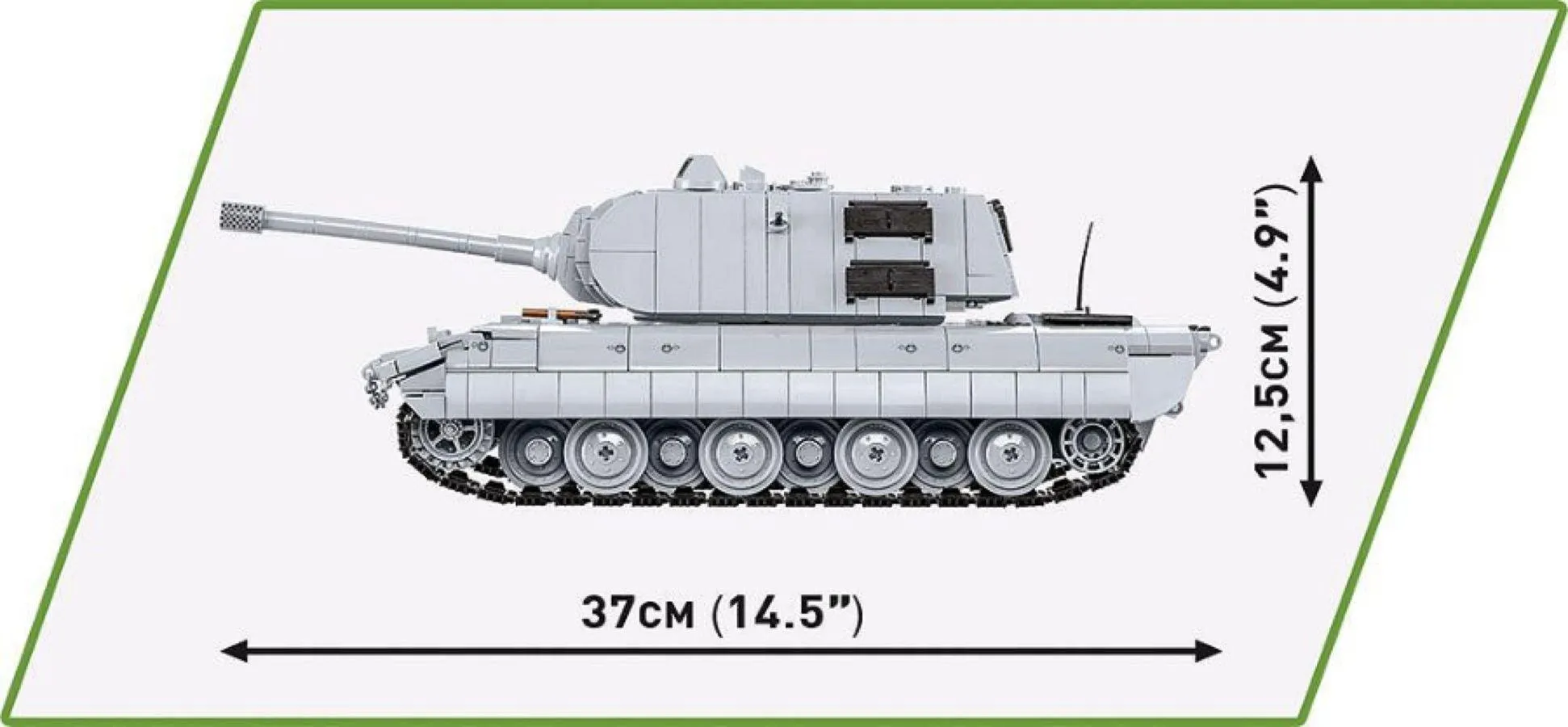 World War 2 - Panzerkampfwagen E-100 (1510 Piece Kit) - Image 9