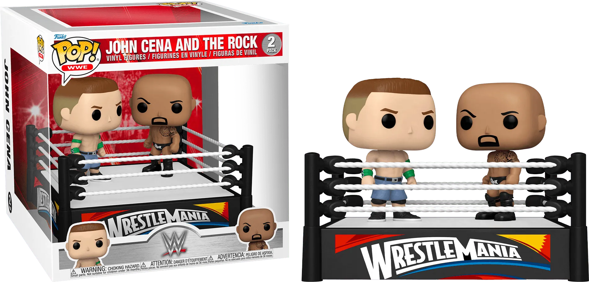 WWE - John Cena vs The Rock (2012) Pop! Moment