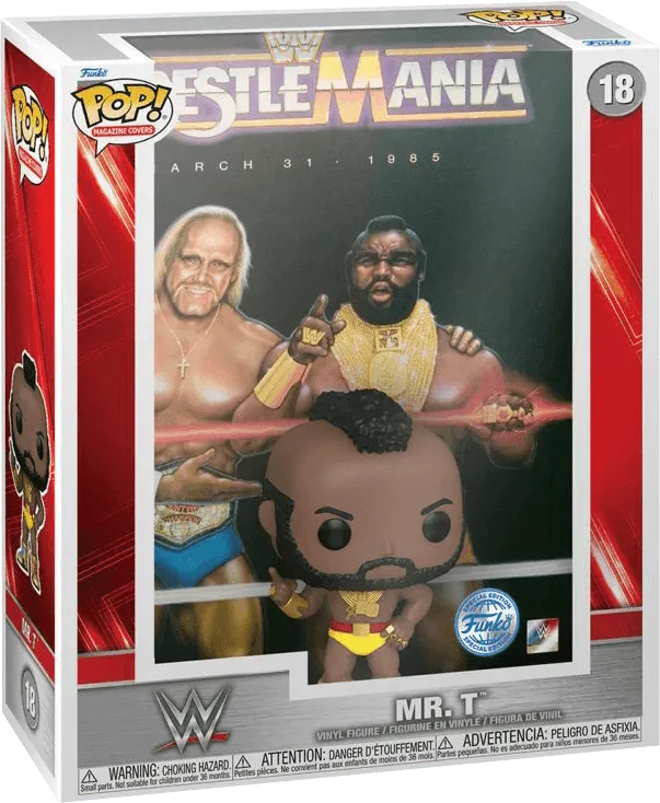 WWE - Mr. T Wrestlemania Pop! Vinyl Cover