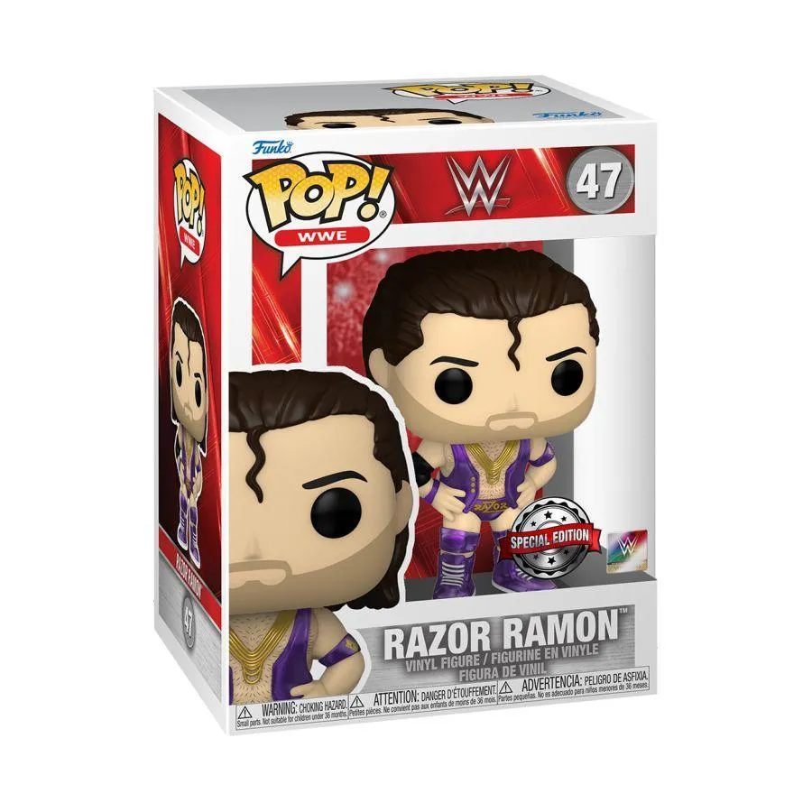 WWE - Razor Ramon Purple US Exclusive Pop! Vinyl [RS] - Image 3
