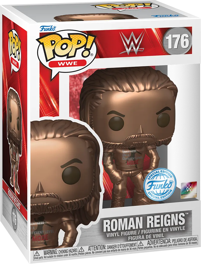 WWE - Roman Reigns (Bronze) US Exclusive Pop! Vinyl [RS] - Image 3