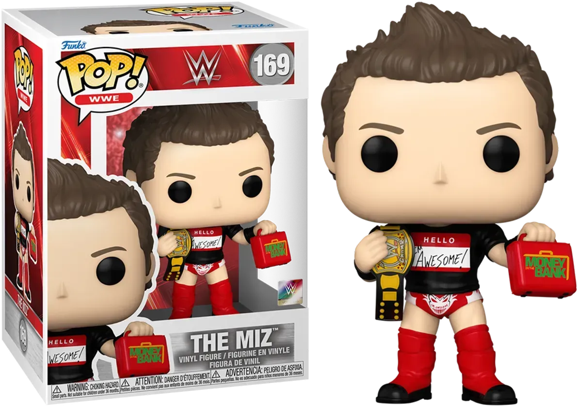 WWE - The Miz with Briefcase Pop! Vinyl