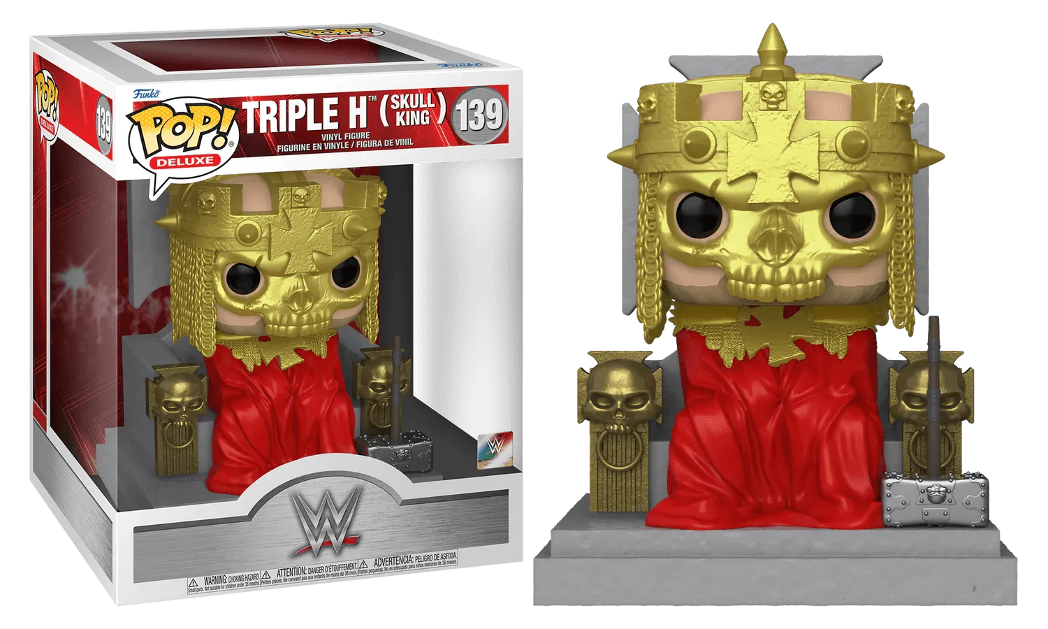 WWE - Triple H (Skull King) Pop! Deluxe