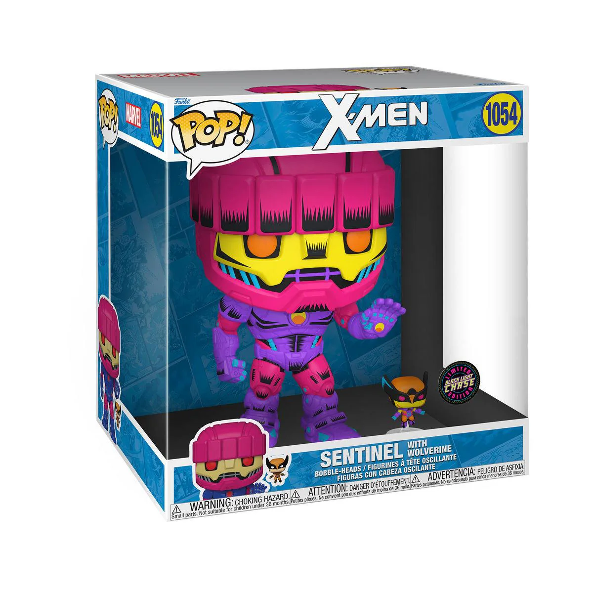 X-Men (comics) - Sentinel with Wolverine 10" (with chase) Pop! Vinyl - Image 3