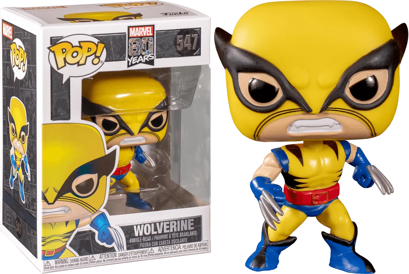 Marvel Comics 80th Anniversary - Wolverine First Appearance Pop! Vinyl