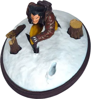 X-Men - Wolverine In Snow Resin Statue - Image 2