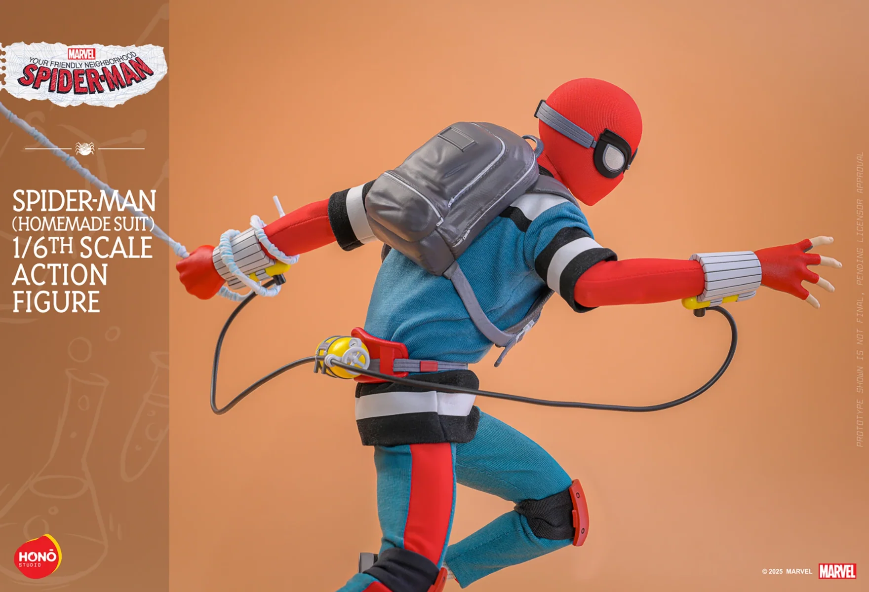 Your Friendly Neighborhood Spider-Man - Spider-Man Homemade Suit 1:6 Scale Action Figure - Image 14