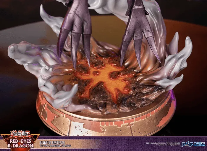 Yu-Gi-Oh! - Red Eyes Black Dragon (Purple Edition) PVC Statue - Image 9